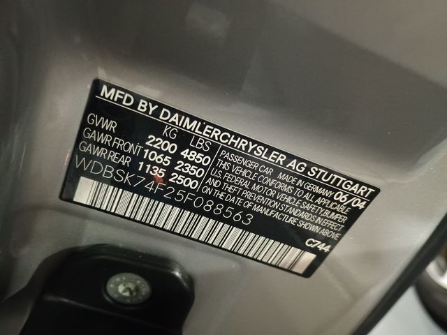 2005 Mercedes-Benz SL-Class 2dr Roadster 5.5L AMG Clean Carfax Florida Car - 22937050 - 63