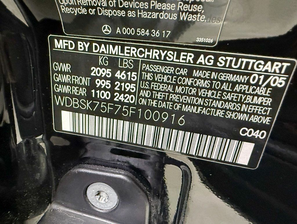 2005 Mercedes-Benz SL-Class SL500 2dr Roadster 5.0L - 22878025 - 41