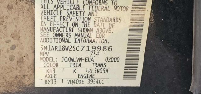 2005 Nissan Pathfinder LE 4WD - 22991148 - 12