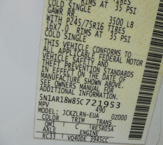 2005 Nissan Pathfinder SE 4WD - 18089431 - 88