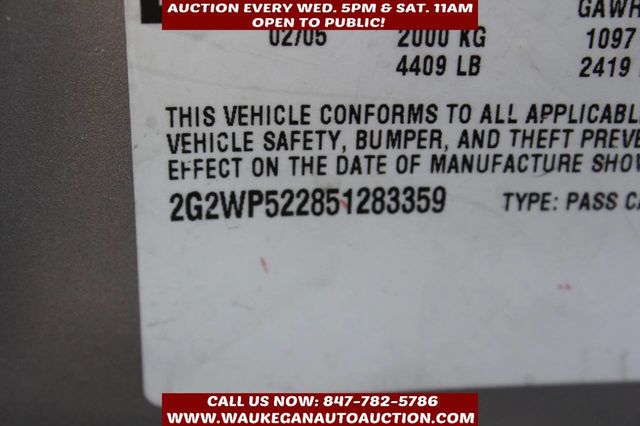 2005 Pontiac Grand Prix 4dr Sedan - 22947831 - 9