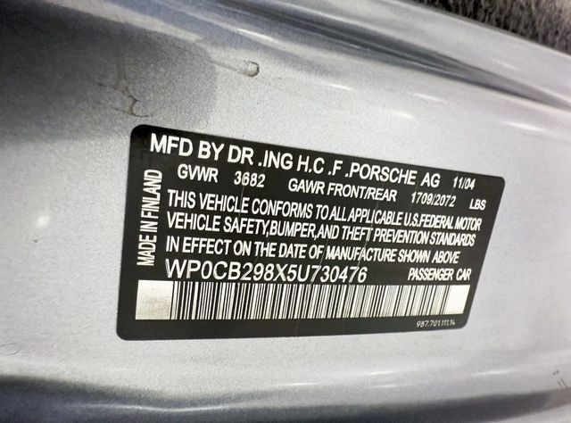 2005 Porsche Boxster 2dr Roadster S - 22933877 - 31