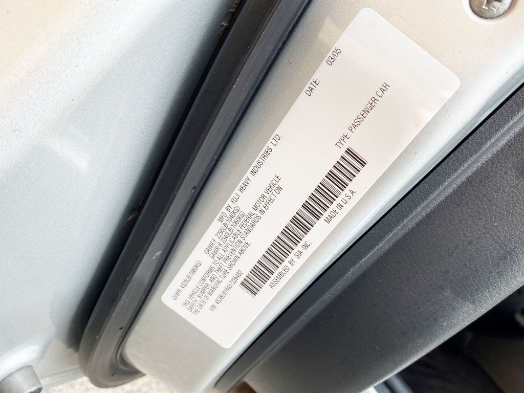 2005 Subaru Legacy Sedan 2.5i Ltd Automatic PZEV - 22967049 - 16