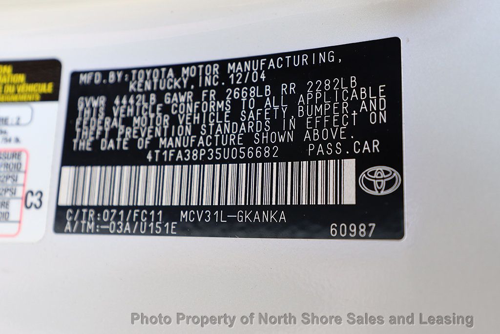 2005 Toyota Camry Solara 2dr Convertible SE V6 Automatic - 22961903 - 48