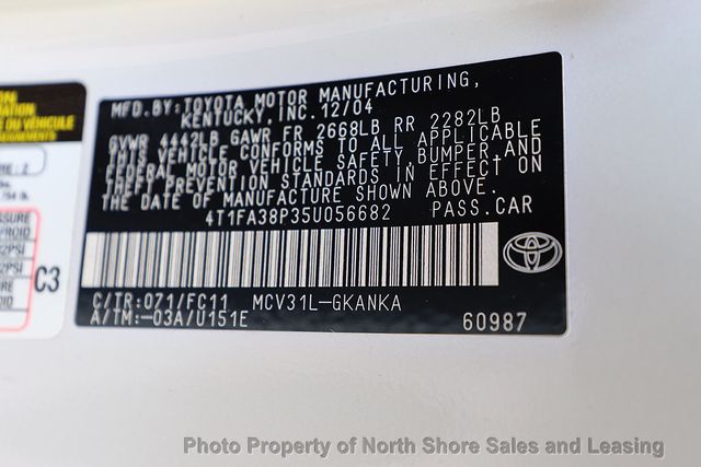 2005 Toyota Camry Solara 2dr Convertible SE V6 Automatic - 22961903 - 48