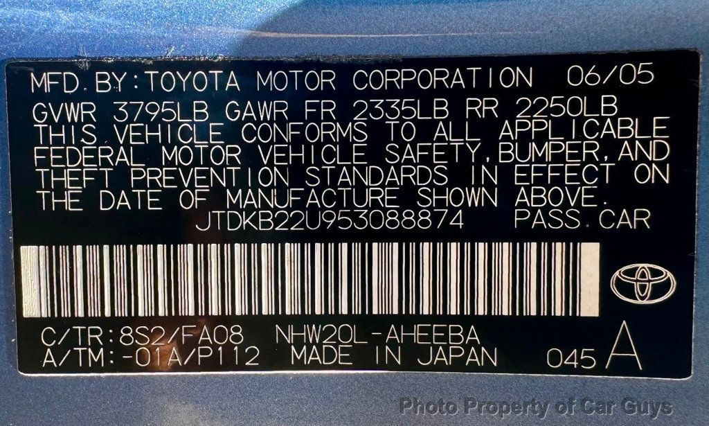 2005 Toyota Prius 5dr Hatchback - 22331227 - 48