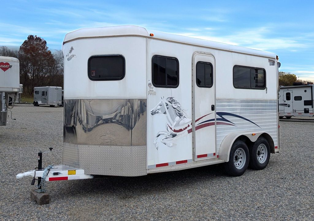 2006 AMERICAN SPIRIT 2 Horse Straight Load w/ Tack Room  - 22945626 - 1