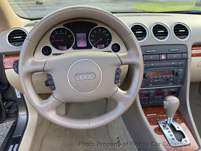 2006 Audi A4 Cabriolet Convertible 1.8T Premium - 22953446 - 18