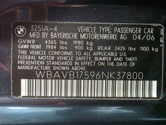 2006 BMW 3 Series 325i - 22913571 - 10