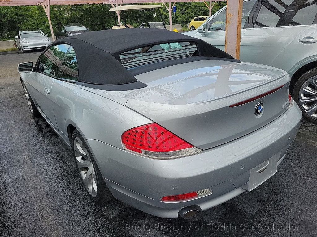 2006 BMW 6 Series 650Ci Convertible Sport Premium - 22648494 - 2