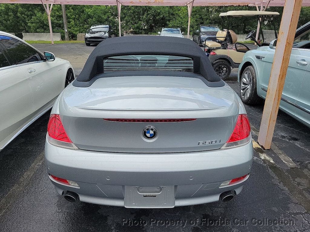 2006 BMW 6 Series 650Ci Convertible Sport Premium - 22648494 - 5