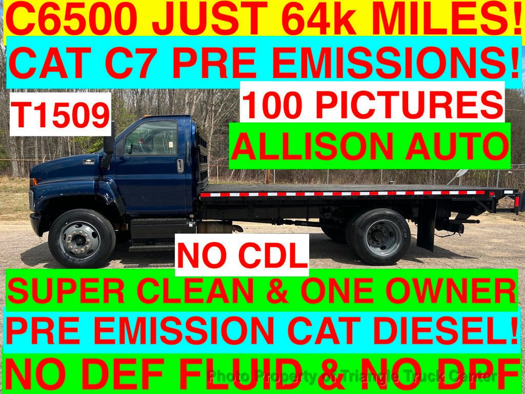 2006 Chevrolet C6500 JUST 64k MILES! PRE EMISSION CAT C7 DIESEL! NO DEF & NO DPF! C7 CAT DIESEL POWER! ALLISON AUTO! - 22326478 - 0