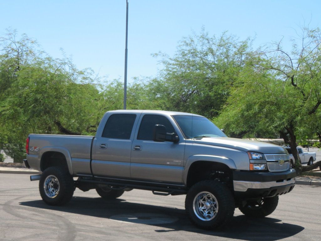 2006 Chevrolet Silverado 2500HD 2OWNER AZ LBZ DURAMAX DIESEL 4X4 LIFTED EXTRA CLEAN SHORTBED  - 23068568 - 3