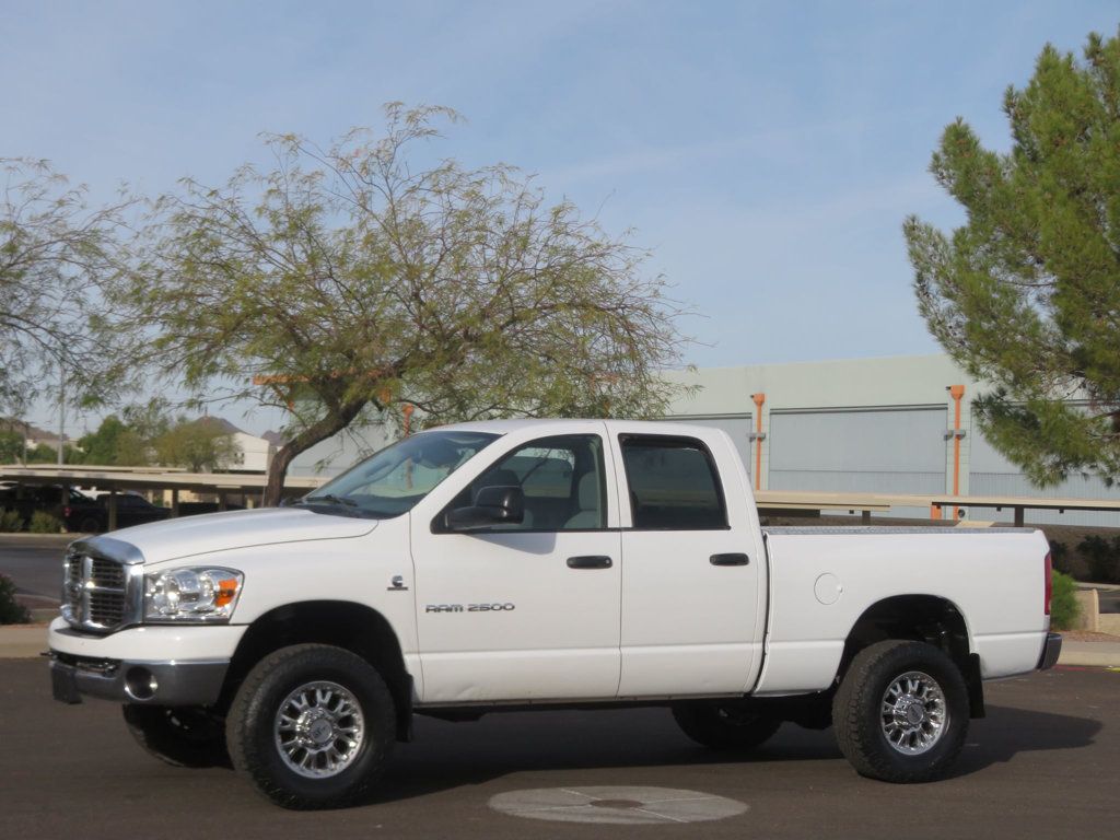 2006 Dodge Ram 2500 4X4 QUAD CAB CUMMINS DIESEL 4X4 EXTRA CLEAN 5.9 CUMMINS  - 22706201 - 0