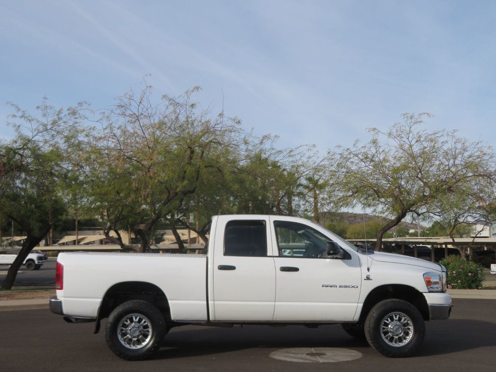 2006 Dodge Ram 2500 4X4 QUAD CAB CUMMINS DIESEL 4X4 EXTRA CLEAN 5.9 CUMMINS  - 22706201 - 2