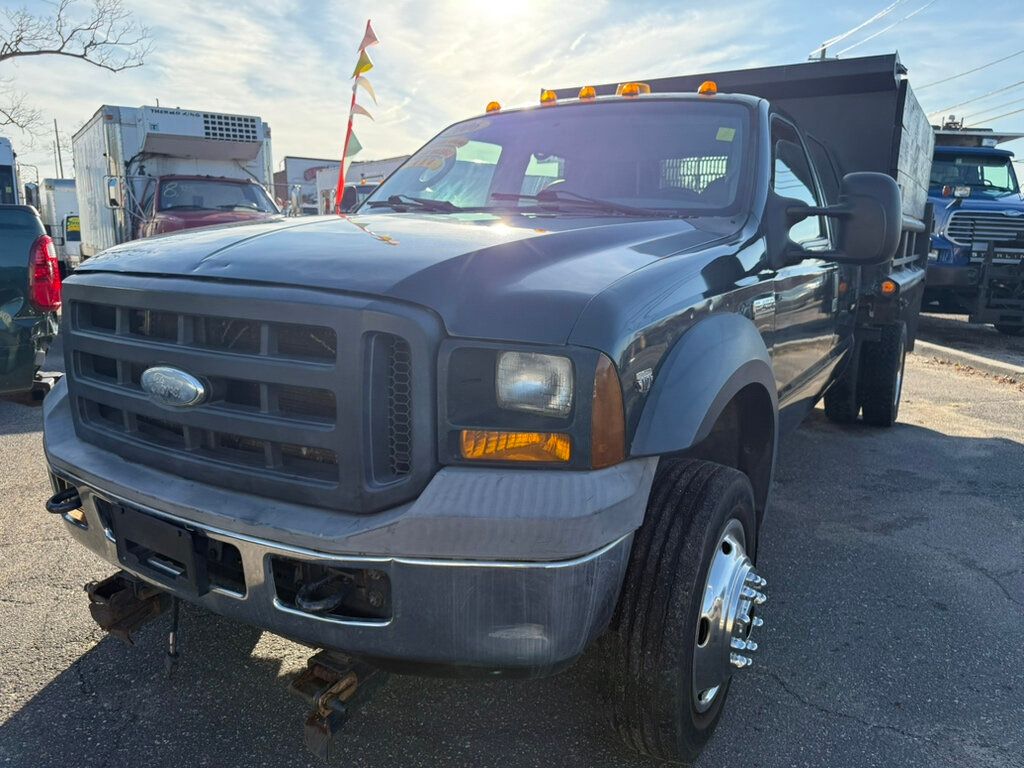 2006 Ford F450 SD CREW CAB MASON  DUMP TRUCK 4X4 LOW MILEAGE - 21934389 | Video 1