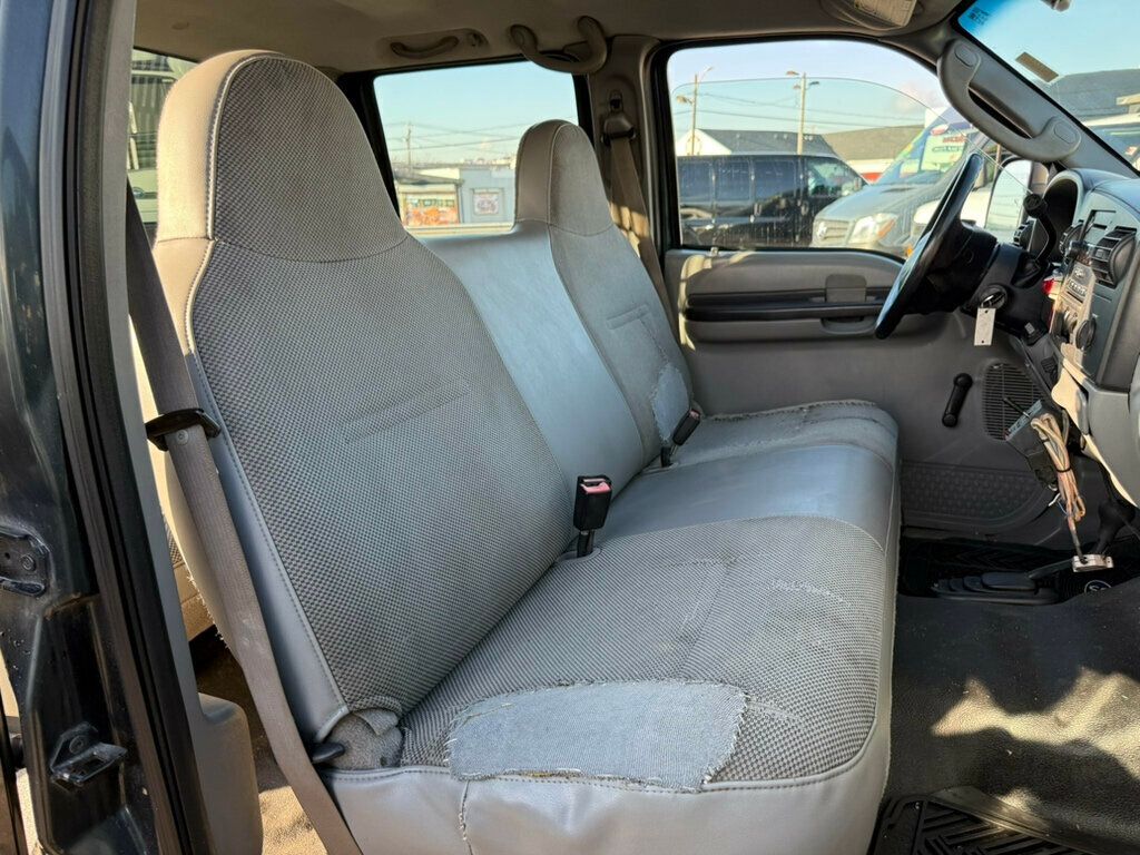 2006 Ford F450 SD CREW CAB MASON  DUMP TRUCK 4X4 LOW MILEAGE - 21934389 - 13