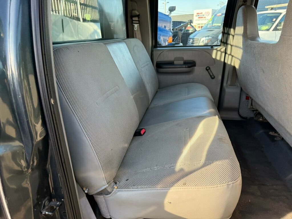 2006 Ford F450 SD CREW CAB MASON  DUMP TRUCK 4X4 LOW MILEAGE - 21934389 - 17