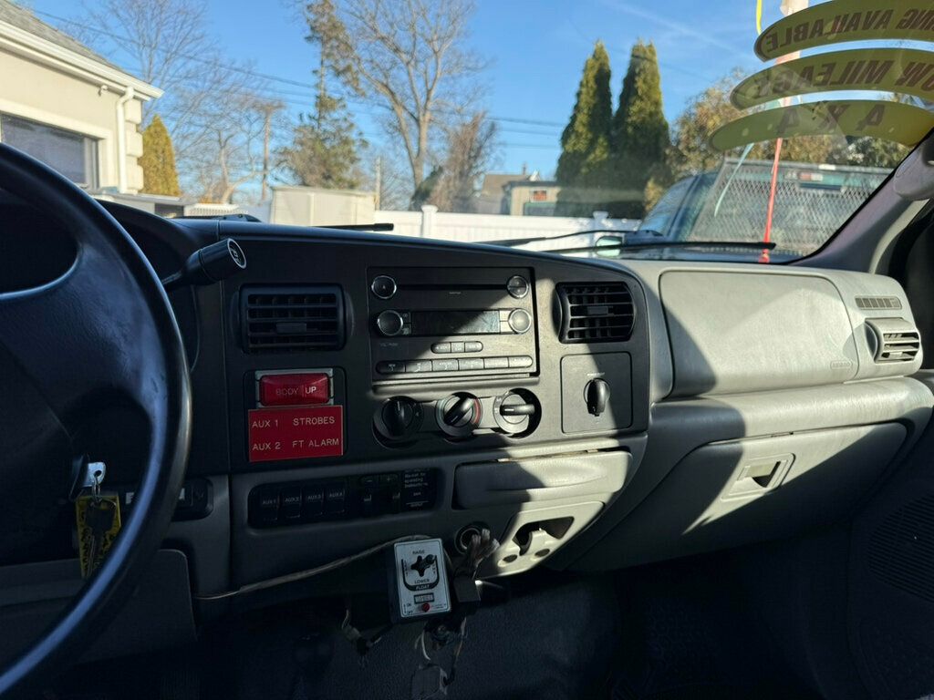 2006 Ford F450 SD CREW CAB MASON  DUMP TRUCK 4X4 LOW MILEAGE - 21934389 - 30