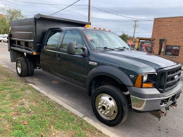 2006 Ford F450 SD CREW CAB MASON  DUMP TRUCK 4X4 WITH PLOW LOW MILES - 21934389 - 9