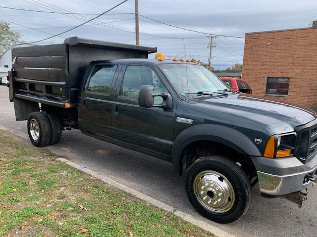 2006 Ford F450 SD CREW CAB MASON  DUMP TRUCK 4X4 WITH PLOW LOW MILES - 21934389 - 11