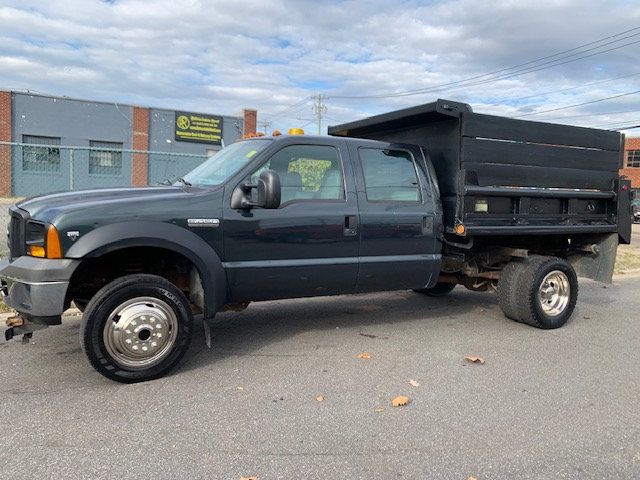 2006 Ford F450 SD CREW CAB MASON  DUMP TRUCK 4X4 WITH PLOW LOW MILES - 21934389 - 2