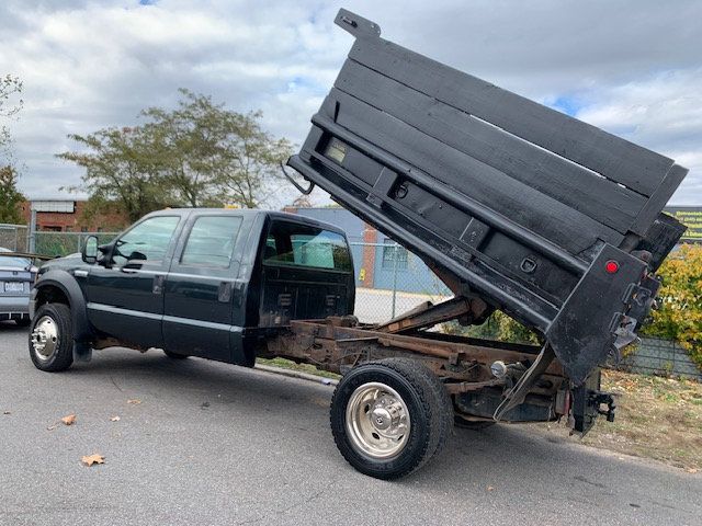 2006 Ford F450 SD CREW CAB MASON  DUMP TRUCK 4X4 WITH PLOW LOW MILES - 21934389 - 3