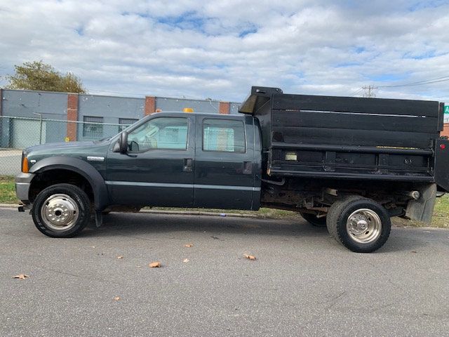 2006 Ford F450 SD CREW CAB MASON  DUMP TRUCK 4X4 WITH PLOW LOW MILES - 21934389 - 4