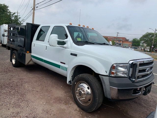 2006 Ford F550 SD STAKE BODY FLATBED CREW CAB SEVERAL IN STOCK - 22028693 - 1