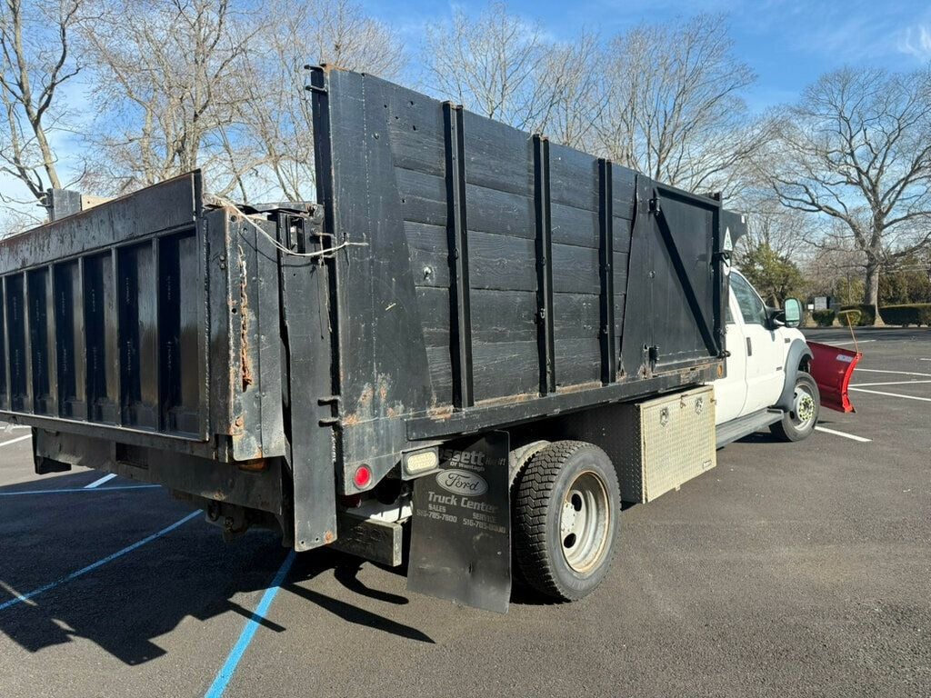 2006 Ford F-550 SUPER DUTY 12 FOOT DUMP 4X4 WITH LIFTGATE AND 9 FOOT PLOW - 22781738 - 3