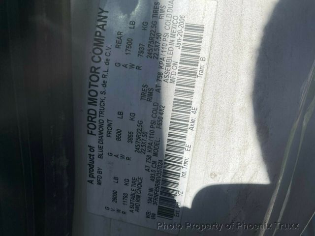 2006 Ford F-650 Super Duty XL 2dr 2wd Regular Cab Long Chassis  - 21611168 - 17