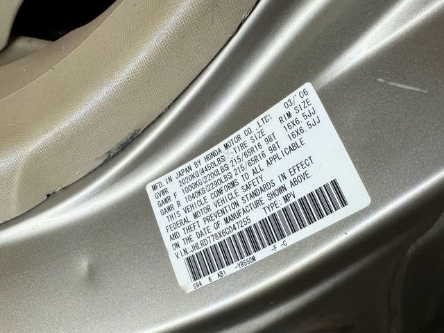 2006 Honda CR-V 4WD EX Manual Transmission! - 23085884 - 43