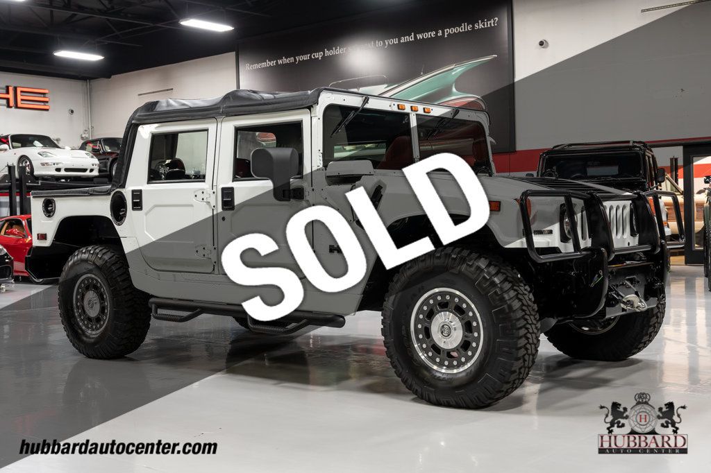 2006 HUMMER H1 Alpha Rare Gen 2 All Black Interior Open Top, Low Miles ...