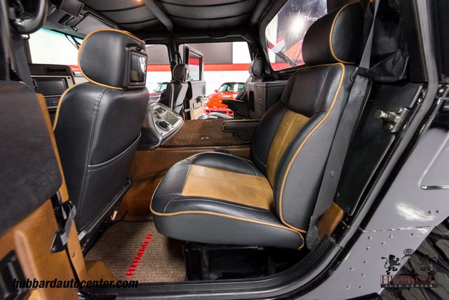 2006 HUMMER H1 Fully Custom Alpha, Nav, 22" Wheels, 37" Tires, LED Lights!!! - 15048699 - 80