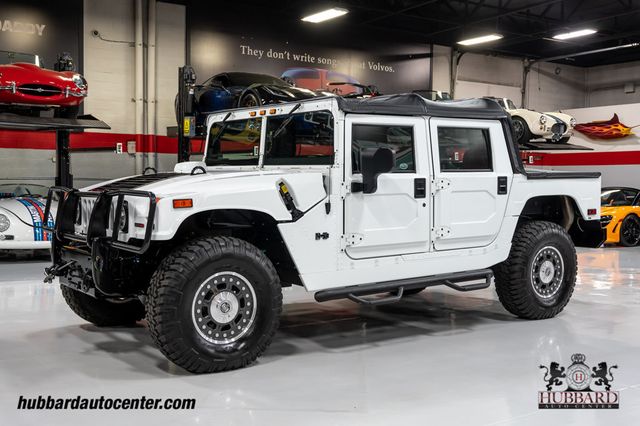 2006 HUMMER H1 Alpha Rare Gen 2 All Black Interior Open Top, Low Miles!  - 22934215 - 3