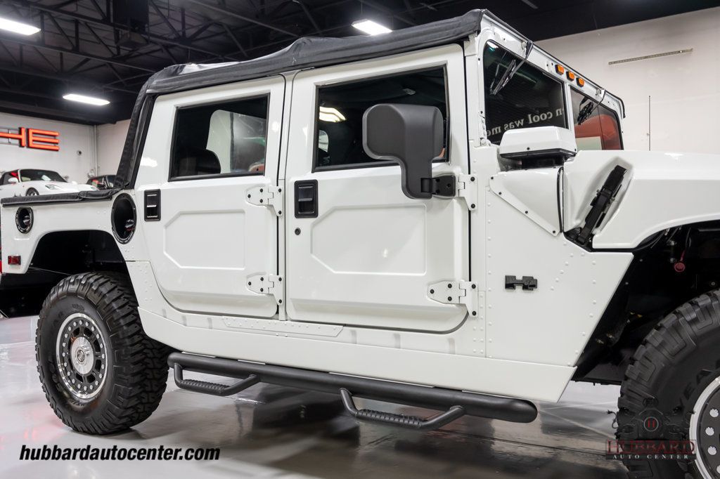 2006 HUMMER H1 Alpha Rare Gen 2 All Black Interior Open Top, Low Miles!  - 22934215 - 39