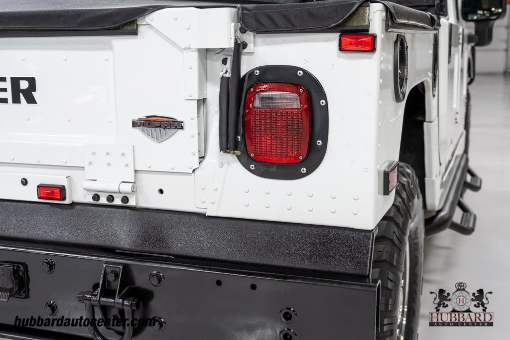 2006 HUMMER H1 Alpha Rare Gen 2 All Black Interior Open Top, Low Miles!  - 22934215 - 52