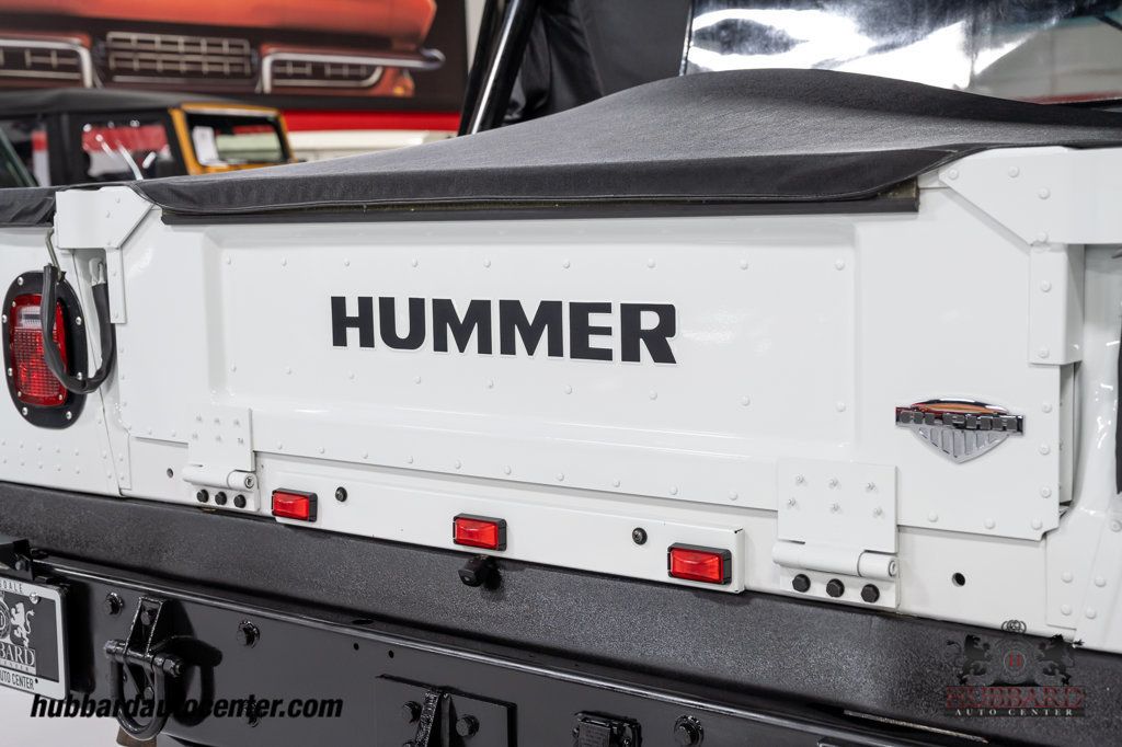2006 HUMMER H1 Alpha Rare Gen 2 All Black Interior Open Top, Low Miles!  - 22934215 - 53