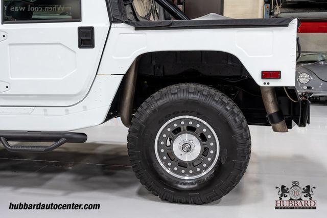 2006 HUMMER H1 Alpha Rare Gen 2 All Black Interior Open Top, Low Miles!  - 22934215 - 60