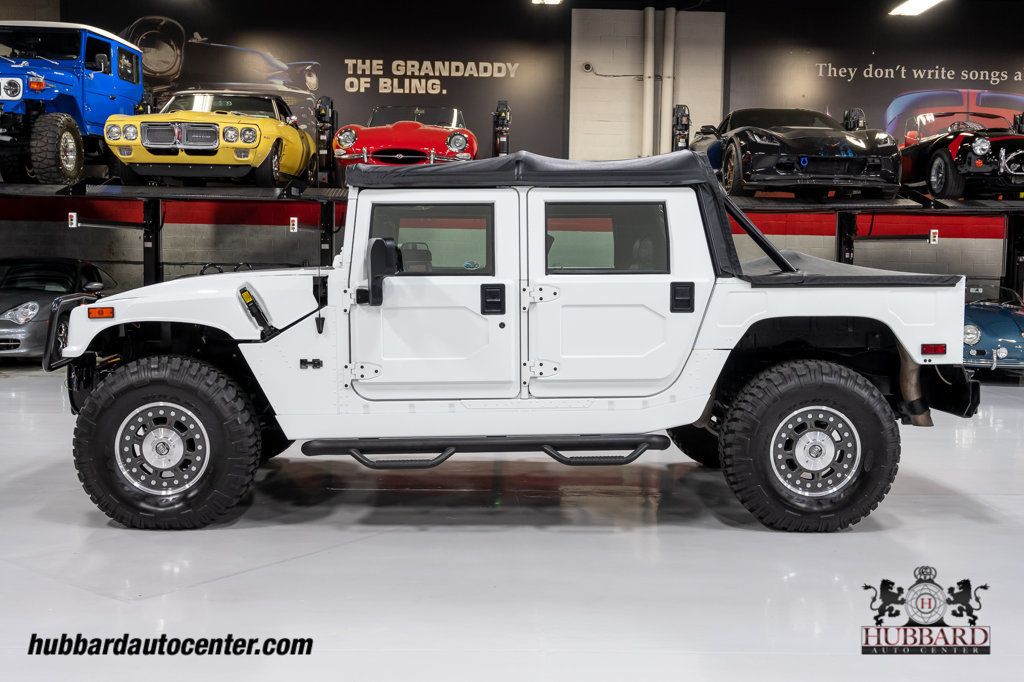 2006 HUMMER H1 Alpha Rare Gen 2 All Black Interior Open Top, Low Miles!  - 22934215 - 66