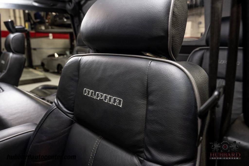 2006 HUMMER H1 Alpha Rare Gen 2 All Black Interior Open Top, Low Miles!  - 22934215 - 69