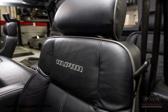 2006 HUMMER H1 Alpha Rare Gen 2 All Black Interior Open Top, Low Miles!  - 22934215 - 69