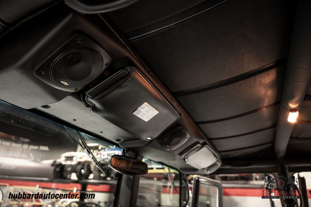 2006 HUMMER H1 Alpha Rare Gen 2 All Black Interior Open Top, Low Miles!  - 22934215 - 72