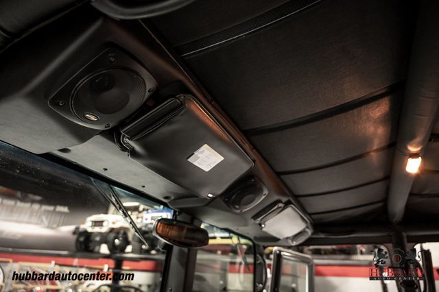 2006 HUMMER H1 Alpha Rare Gen 2 All Black Interior Open Top, Low Miles!  - 22934215 - 72