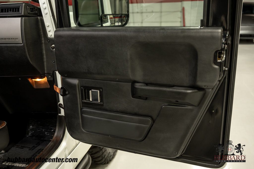 2006 HUMMER H1 Alpha Rare Gen 2 All Black Interior Open Top, Low Miles!  - 22934215 - 78