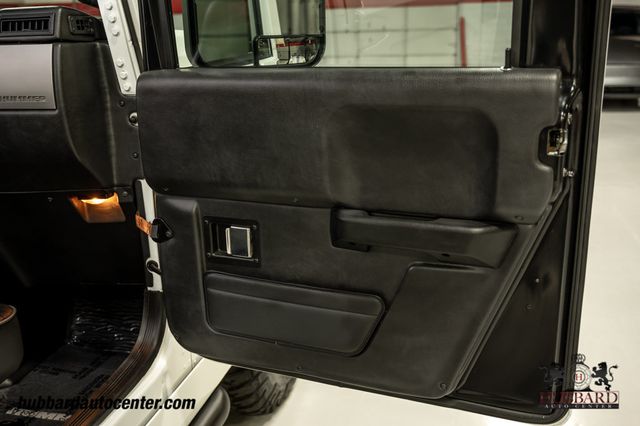 2006 HUMMER H1 Alpha Rare Gen 2 All Black Interior Open Top, Low Miles!  - 22934215 - 78