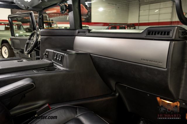 2006 HUMMER H1 Alpha Rare Gen 2 All Black Interior Open Top, Low Miles!  - 22934215 - 79