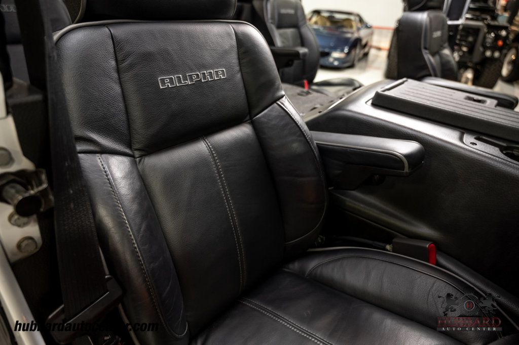 2006 HUMMER H1 Alpha Rare Gen 2 All Black Interior Open Top, Low Miles!  - 22934215 - 81