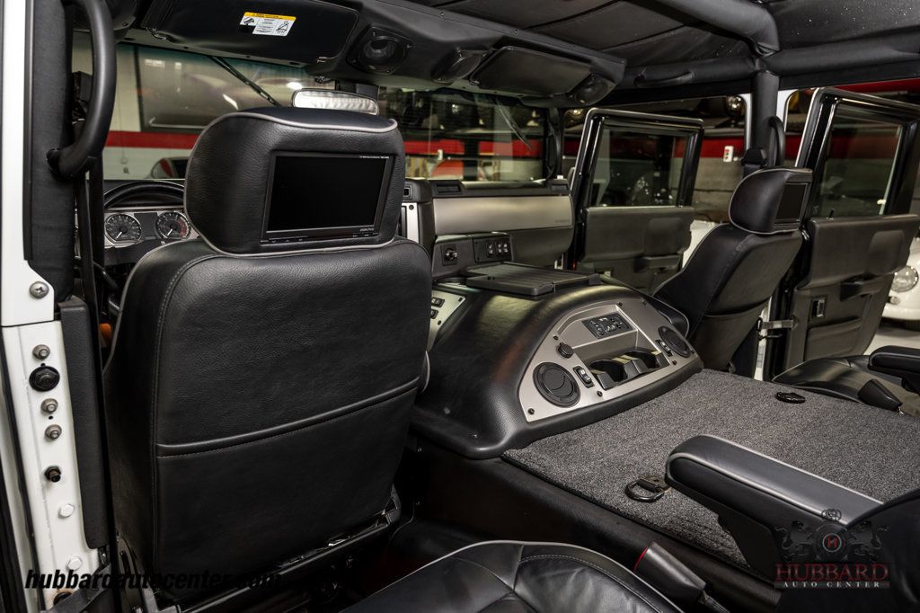 2006 HUMMER H1 Alpha Rare Gen 2 All Black Interior Open Top, Low Miles!  - 22934215 - 83