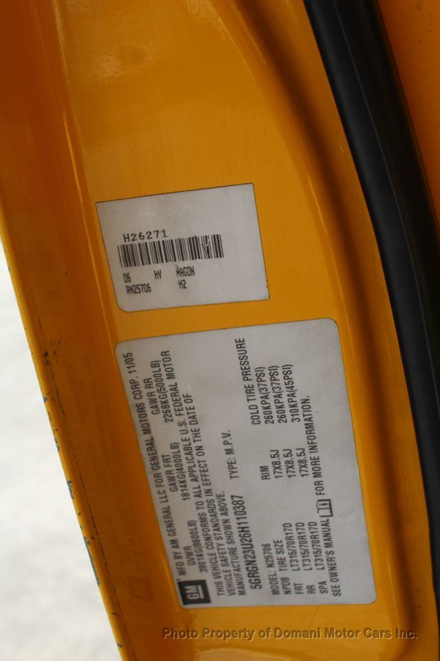 2006 HUMMER H2 CLASSIC STYLING , COMFORT AND POWER, CAMERA - 21650716 - 16